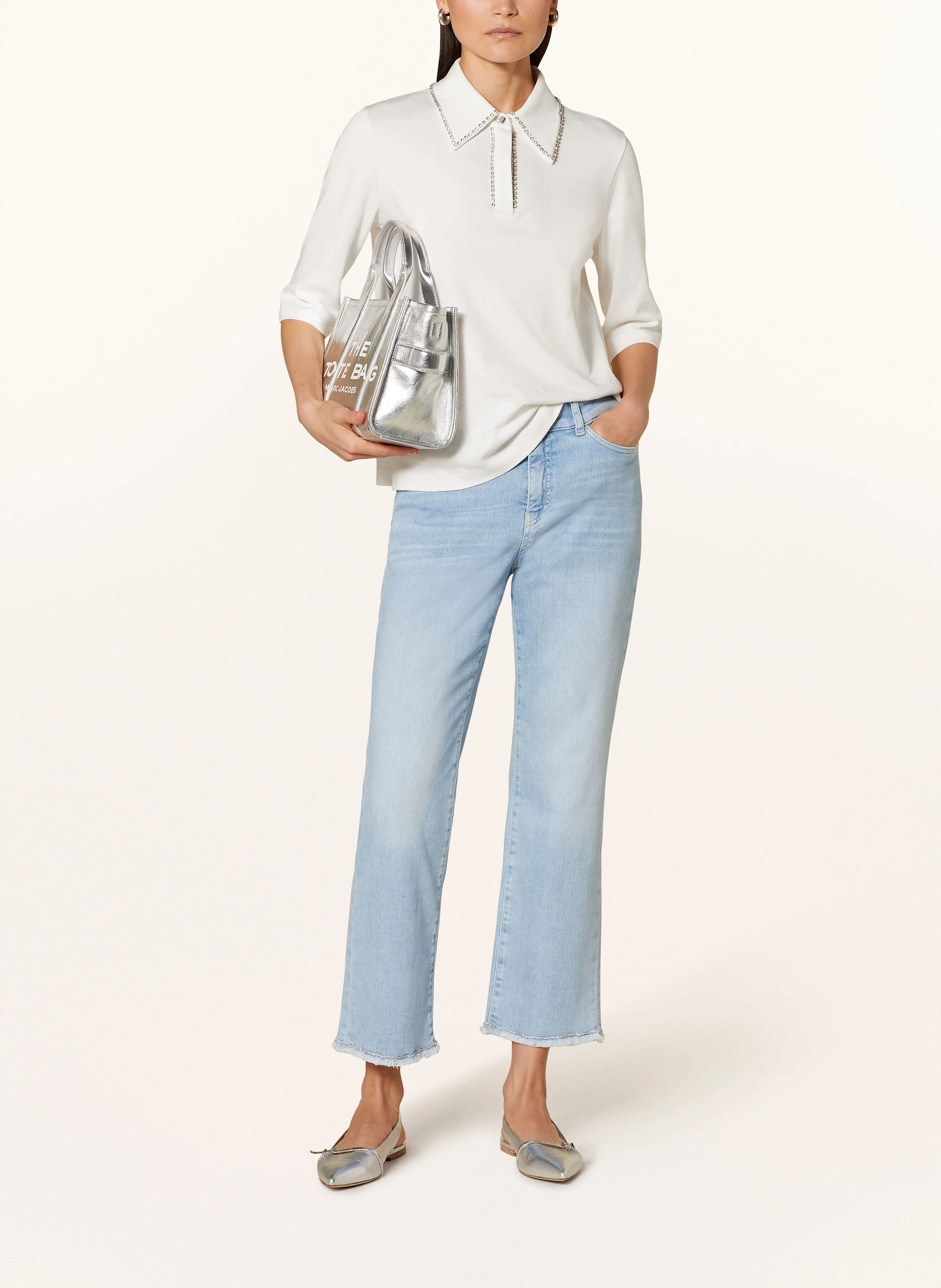 MARC CAIN 7/8-Jeans FORLI mit Schmucksteinen