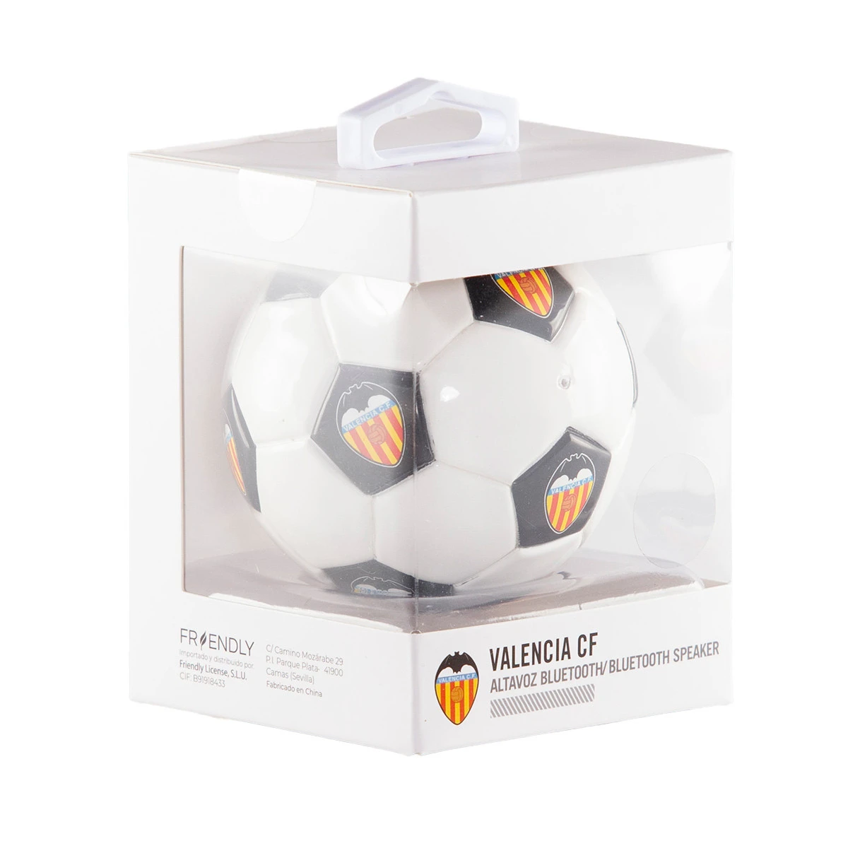 Speaker Bola Branca Negro Valencia FC