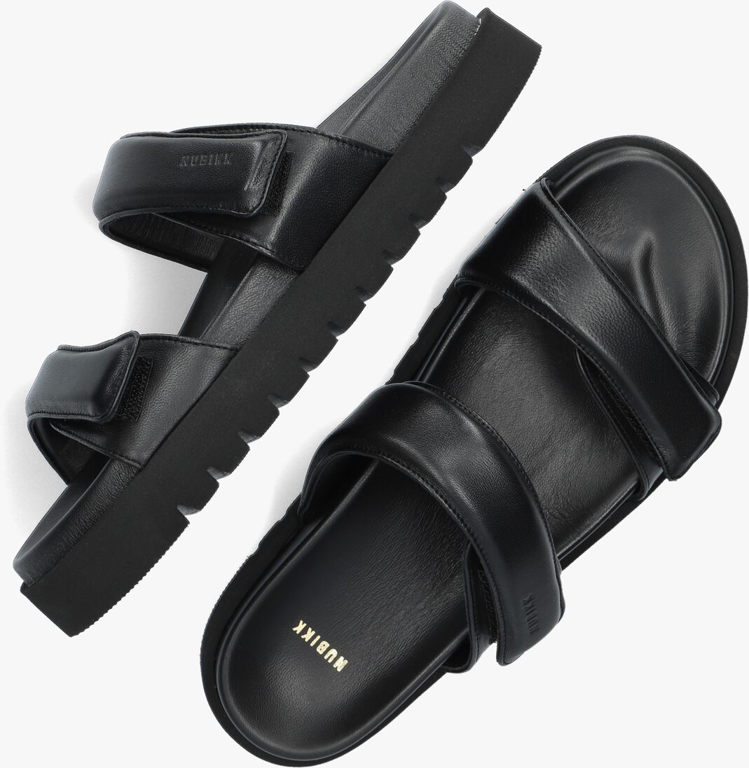 NUBIKK zwarte nubikk slippers kae jones