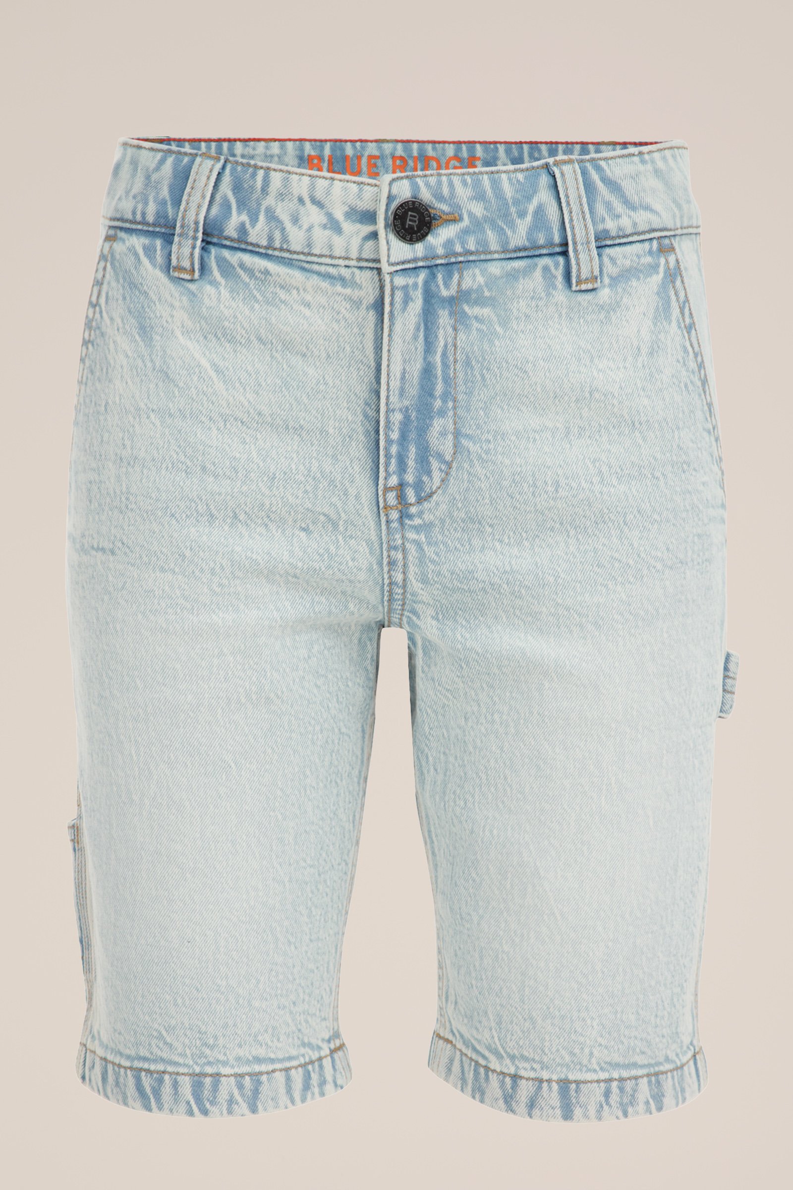 Jongens regular fit denim short met stretch Blue Ridge Lichtblauw