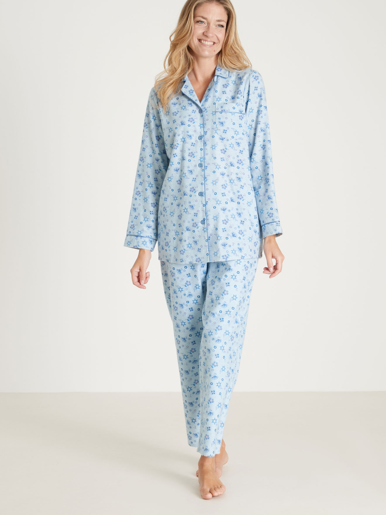 Pyjama en flanelle pur coton