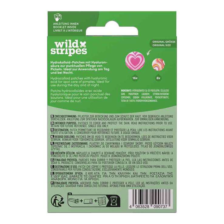Wild Stripes Anti-Pickel Patches Groovy Recover, 24 St