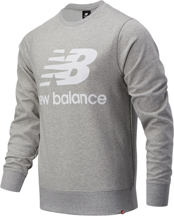 New Balance Essentials Stacked Logo Sweatshirt Grå
