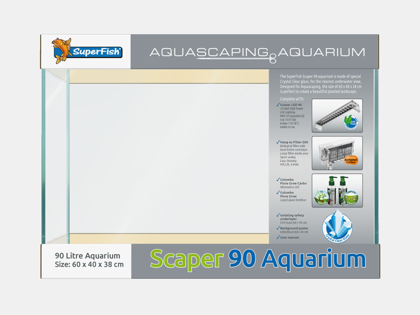 Superfish Scaper Aquarium 90 | Aquascaping