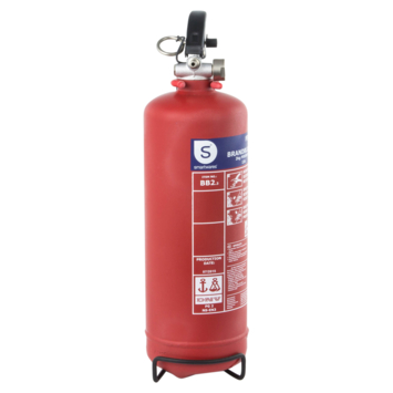 Smartwares Brandblusser BB2 Poeder 2 kg Brandklasse ABC Inclusief Ophangbeugel