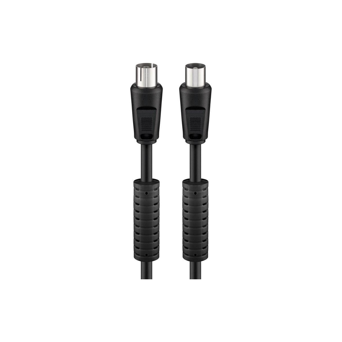 Goobay Antennekabel med ferritt (80 dB), 2x skjermet