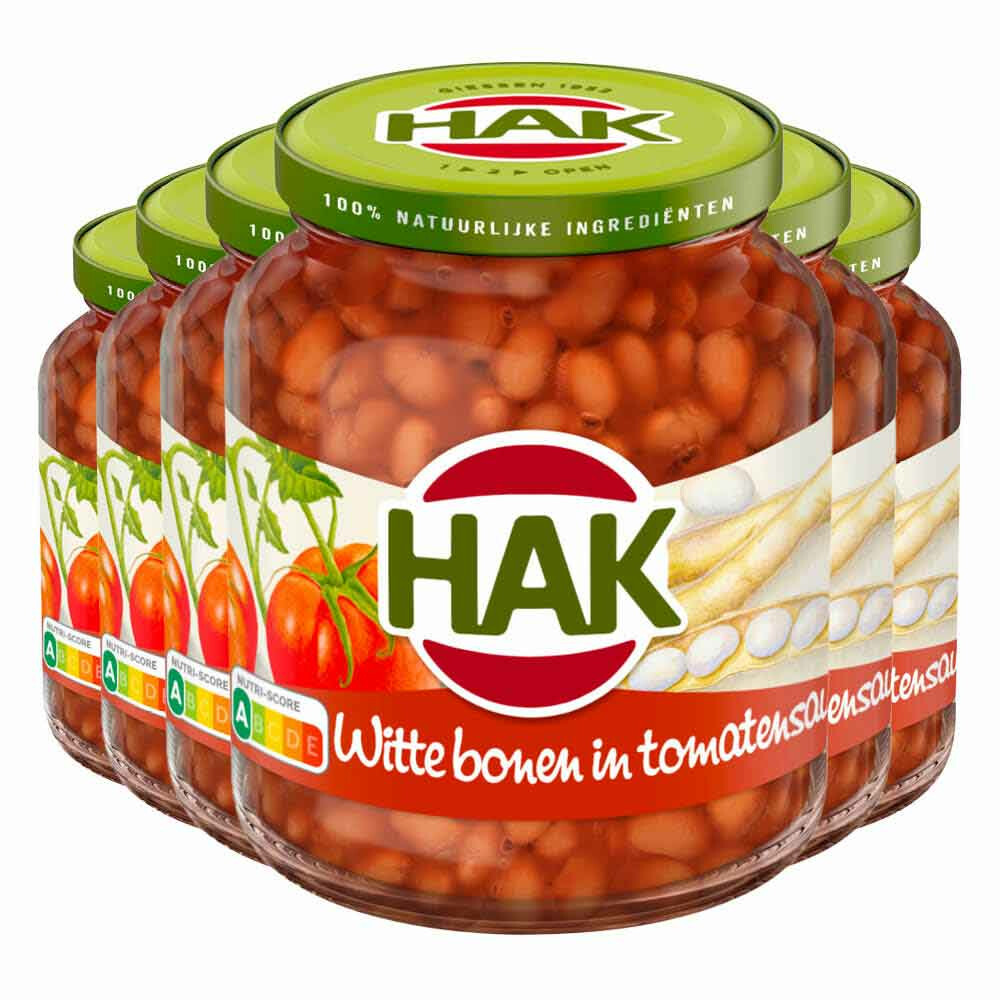 Hak Witte Bonen In Tomaten Saus 6 x 720 gr