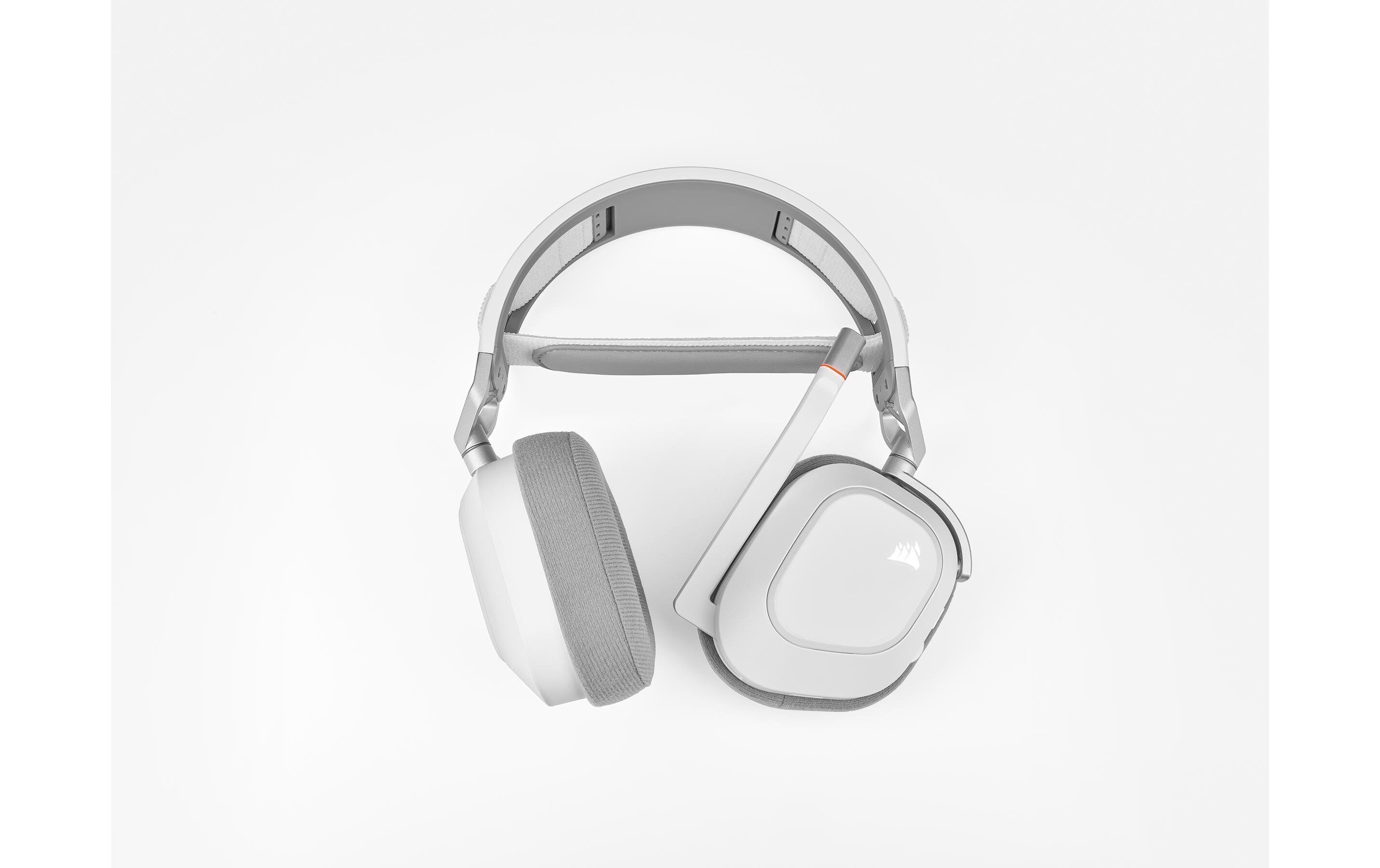 Headset HS80 RGB iCUE Weiss<br>Kabelloses Surround-Sound Gaming-Headset