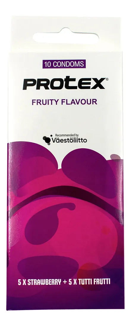 Protex Fruity Flavour Kondomer - 10 stk.
