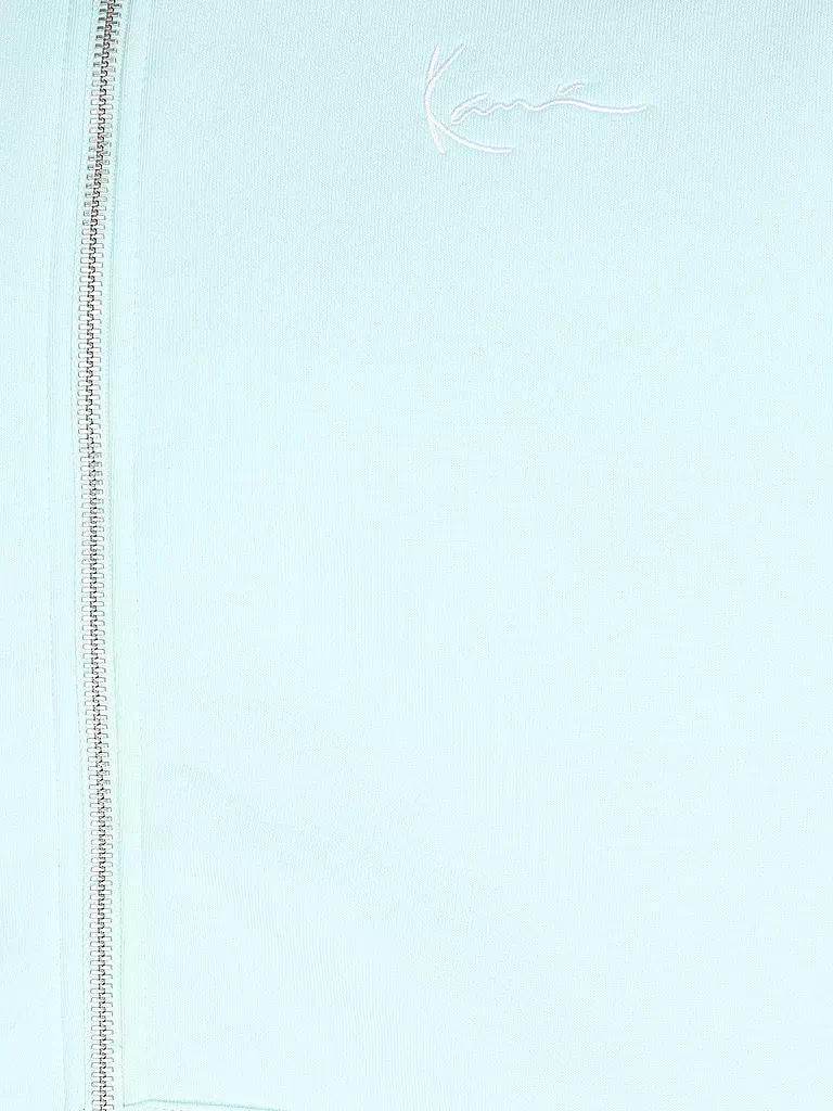 KARL KANI Sweatjacke hellblau