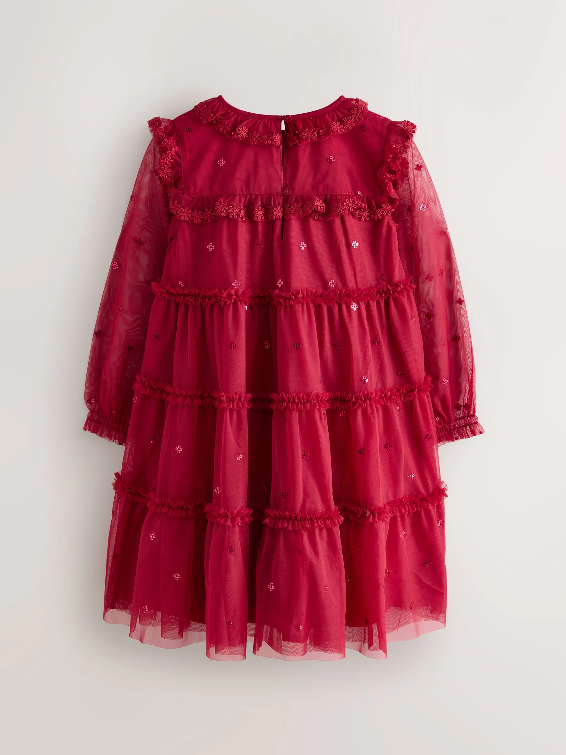 Laura Ashley Sequin Mesh Dress