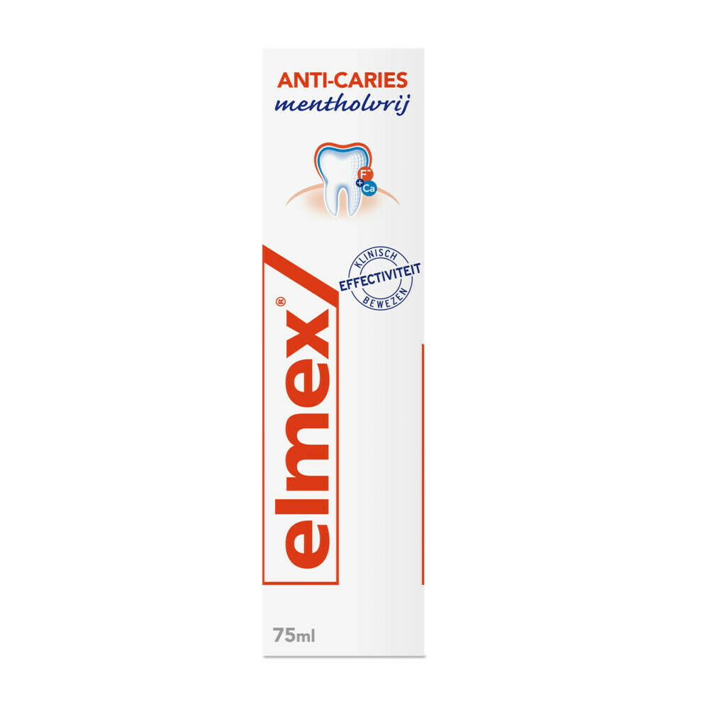 Elmex Tandpasta Anti-Cariës Mentholvrij75 ml