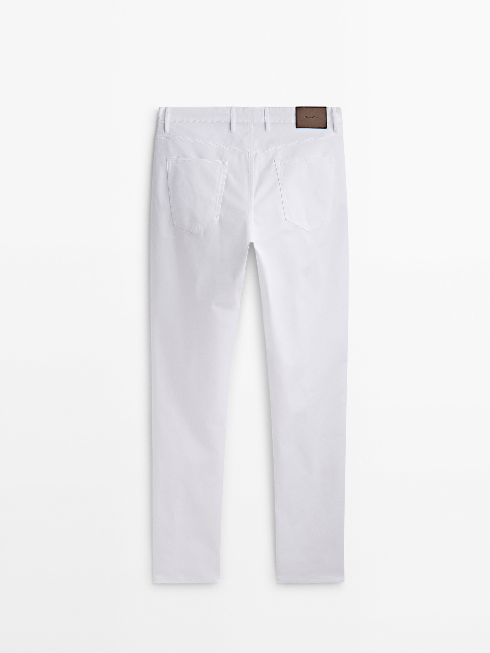 Calças Tejanero Structure Slim Fit - BRANCAS