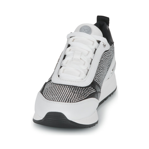 MICHAEL Michael Kors - ALLIE STRIDE TRAINER Blanco / Negro / Plateado