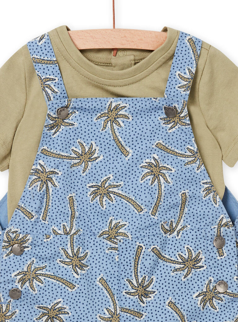 Ensemble vert pistache et bleu bébé garçon