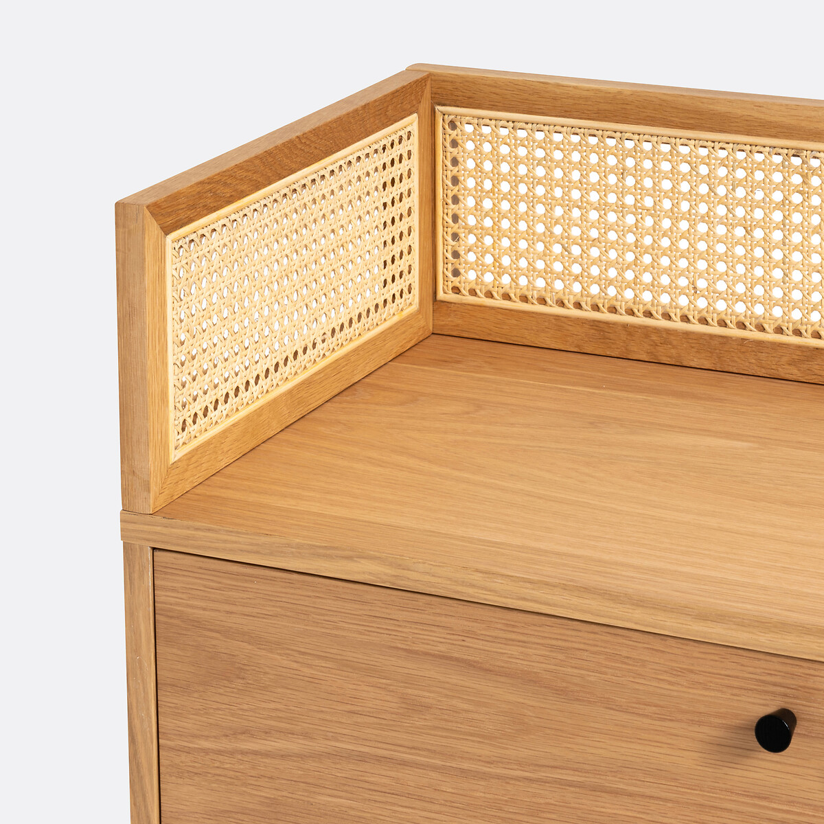LA REDOUTE INTERIEURS<br>Buffet em carvalho e rattan, Noya