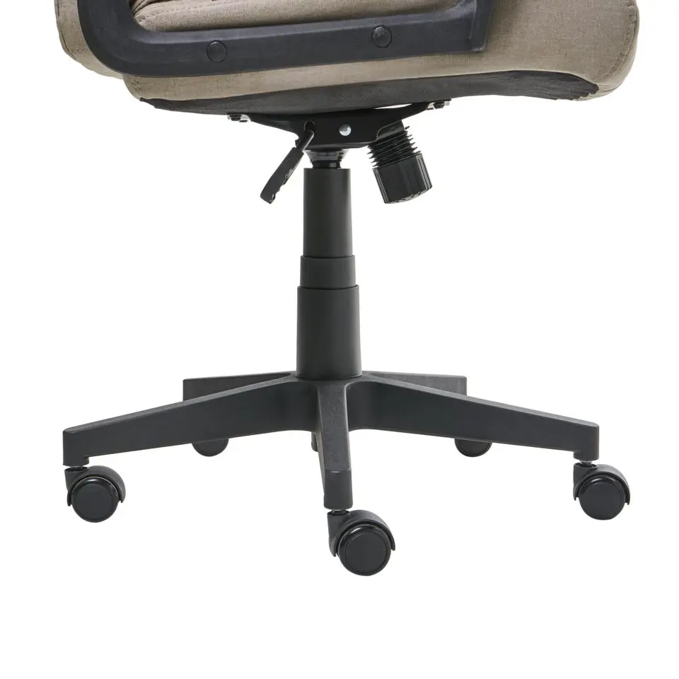 BYRON - Bureaustoel - Beige - Stof