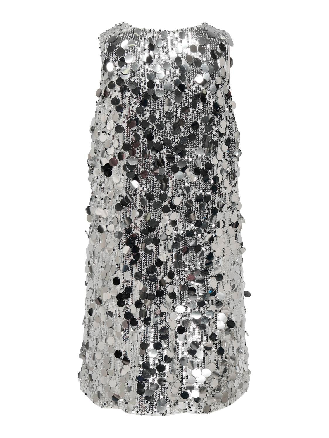JDYCLAIRE Kurzes Kleid Silver
