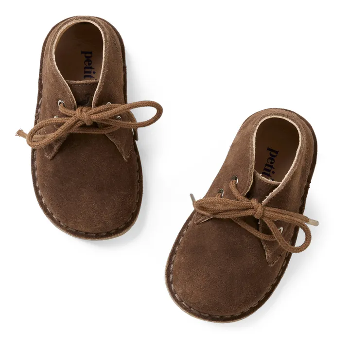 Petit Nord Boots Lacets Desert  | Marron