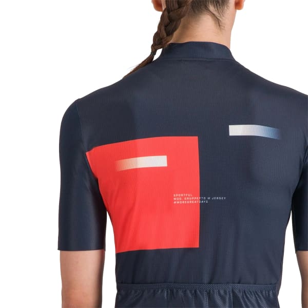 Maillot vélo SPORTFUL GRUPPETTO W JERSEY GALAXY BLUE POMPELMO