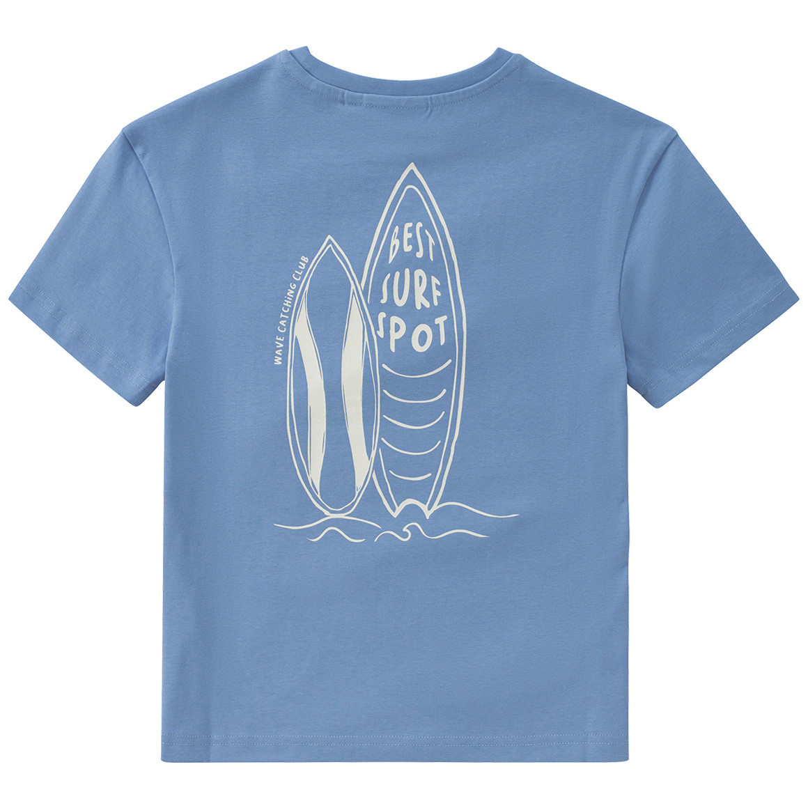 Jonas Nielsen Jungen T-Shirt mit Backprint hellblau