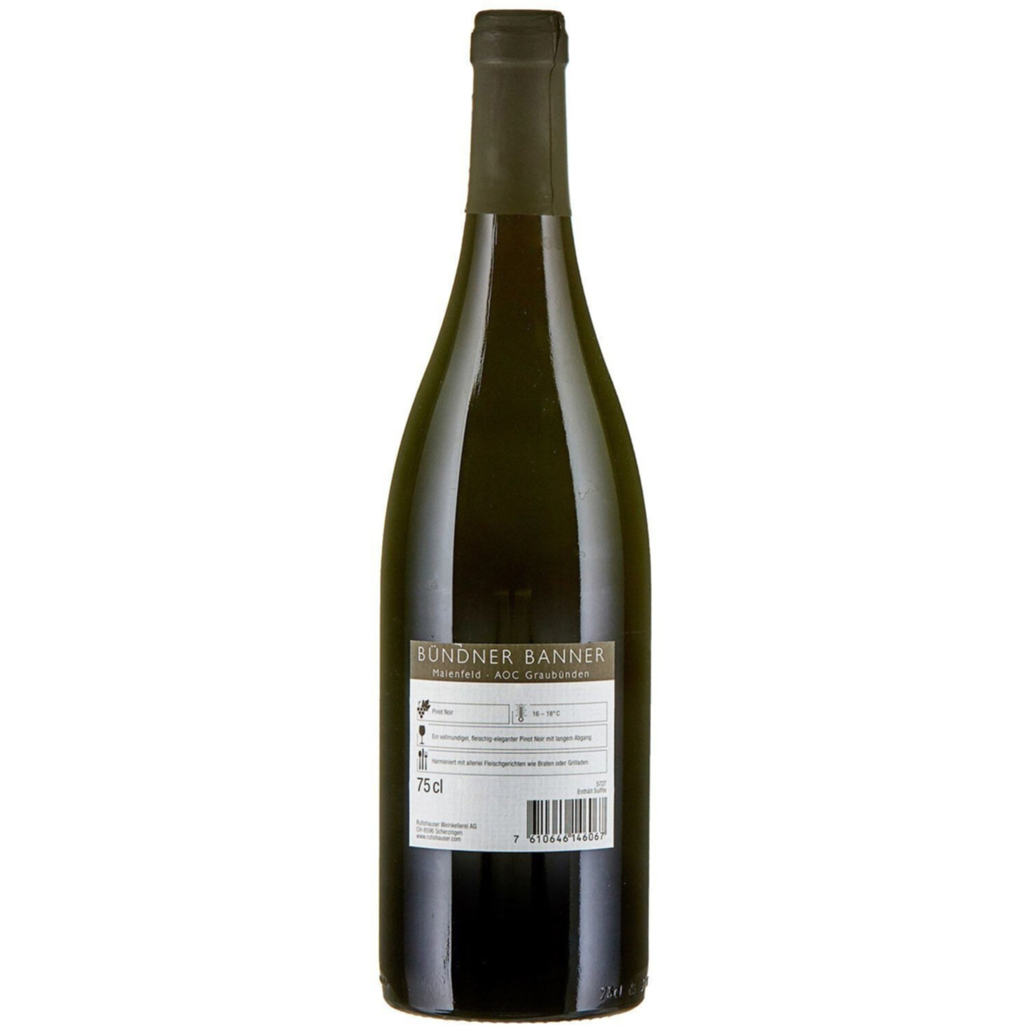 Graubünden AOC Maienfeld Pinot Noir Bündner Banner -75cl