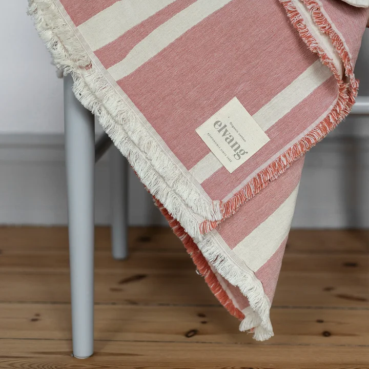 Elvang - Lyme Grass Decke, 130 x 180 cm, rose