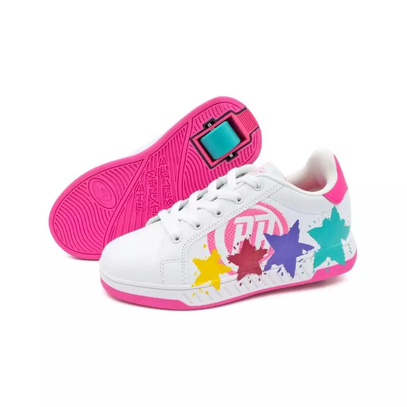 Chaussures à roulettes BREEZY ROLLERS Splatter White/Pink