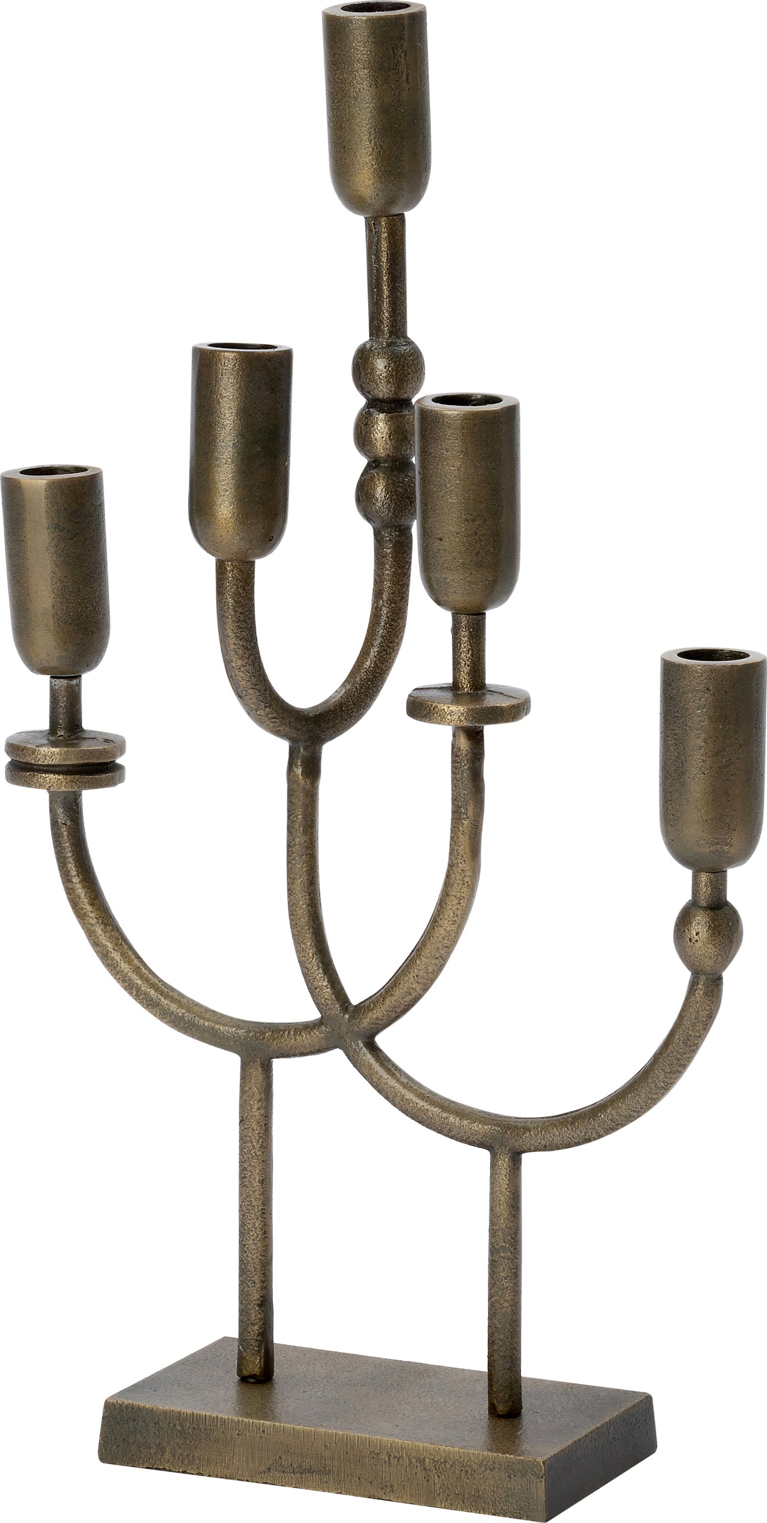Intratuin kandelaar Amba goud 27 x 8 x 46 cm