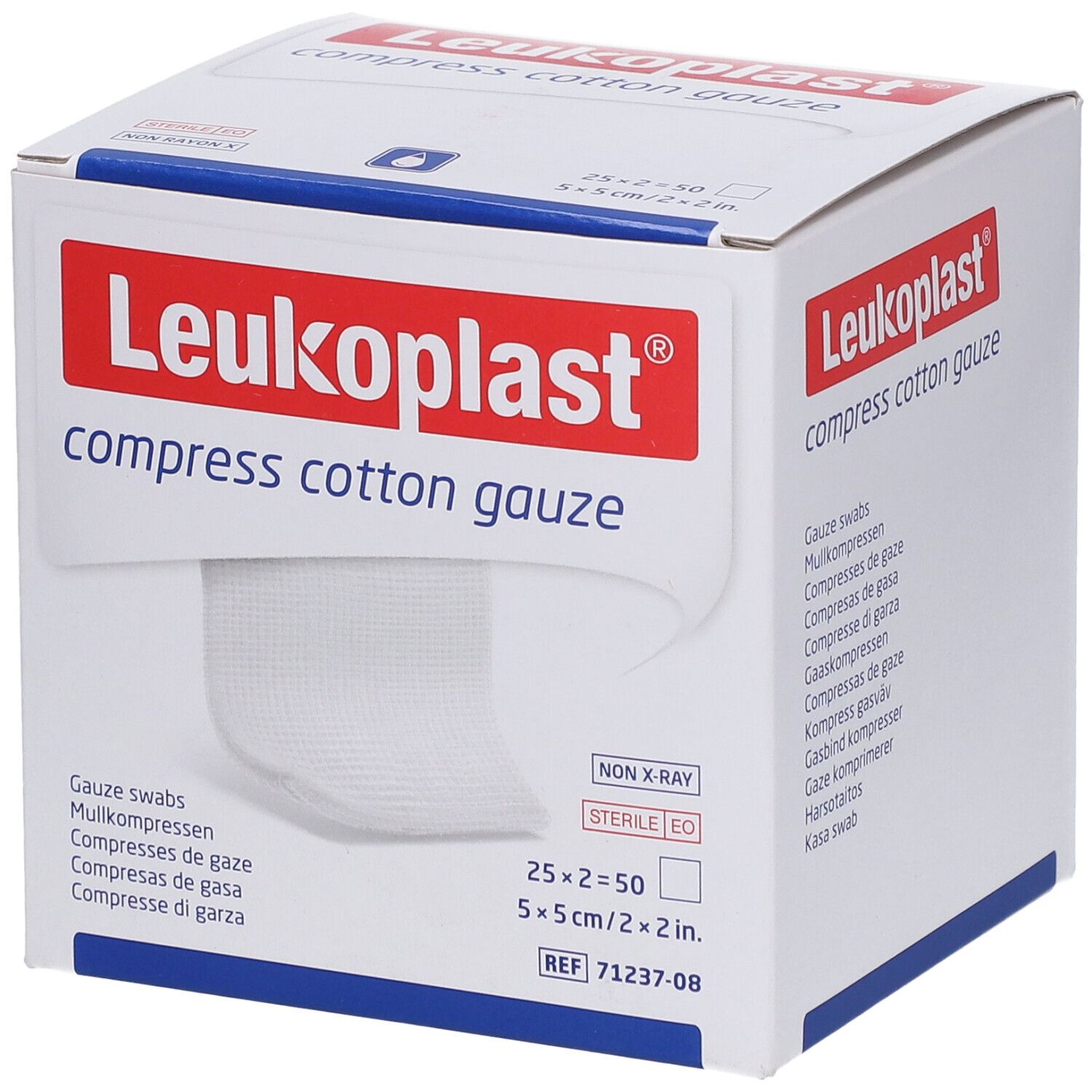 Leukoplast® compress Cottone Gaze 5 x 5 cm steril