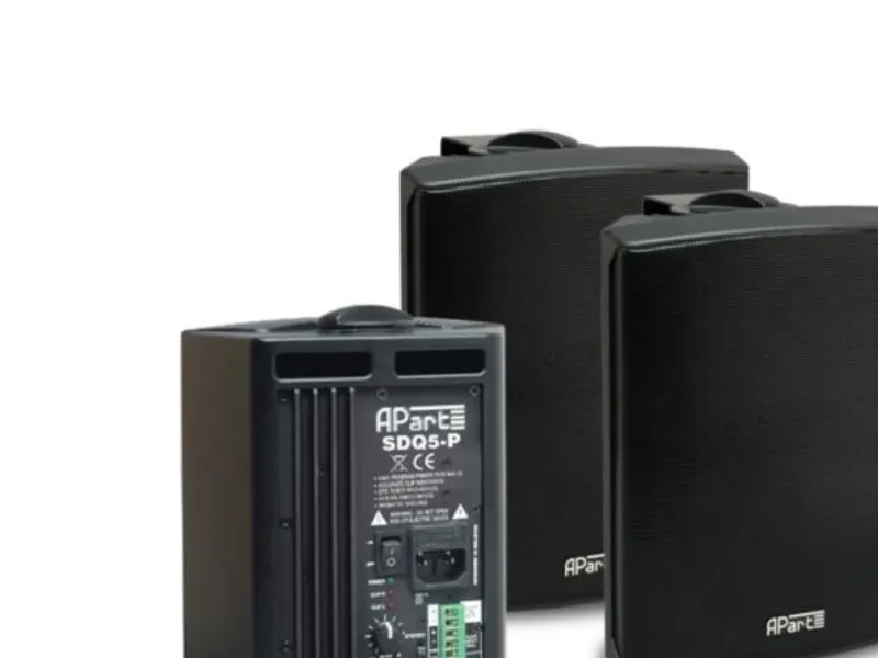 Apart SDQ5P-BL - Højttalere - 30 Watt - 2-vejs - sort