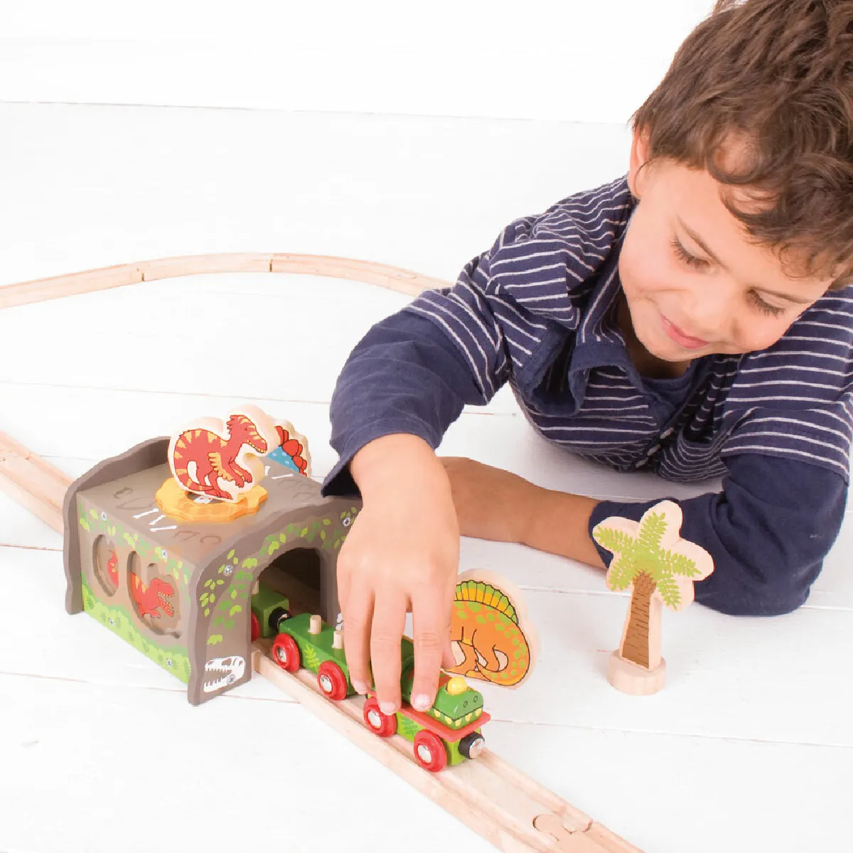 Bigjigs Rail Tunnel Ferroviaire T-Rex
