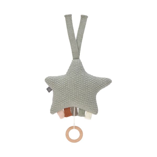 Laessig Star Knitted Muziekmobiel Green