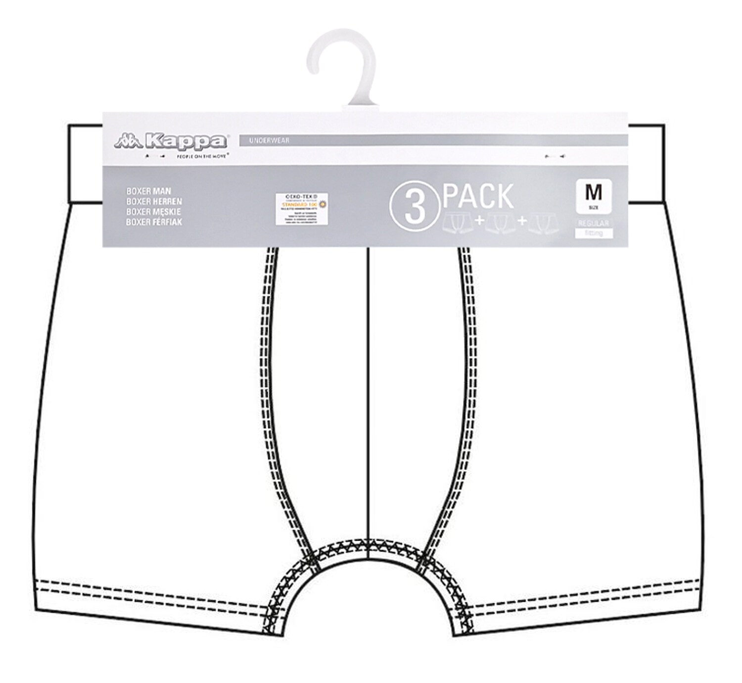 Kappa Boxershorts 6er Pack Retro Pants
