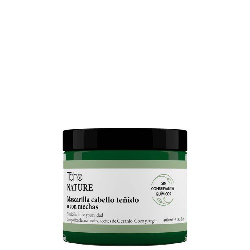 Tahe Nature Máscara para Cabelo Pintado ou com Madeixas 400ml
