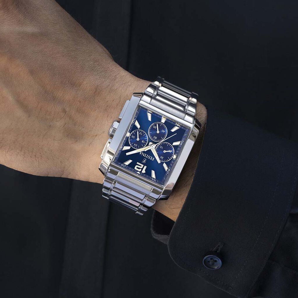 Montre Festina Timeless Chronograph Bleu