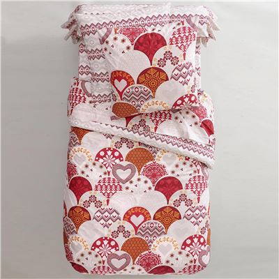 Linge de lit enfant motif écailles - BECQUET CRÉATION
