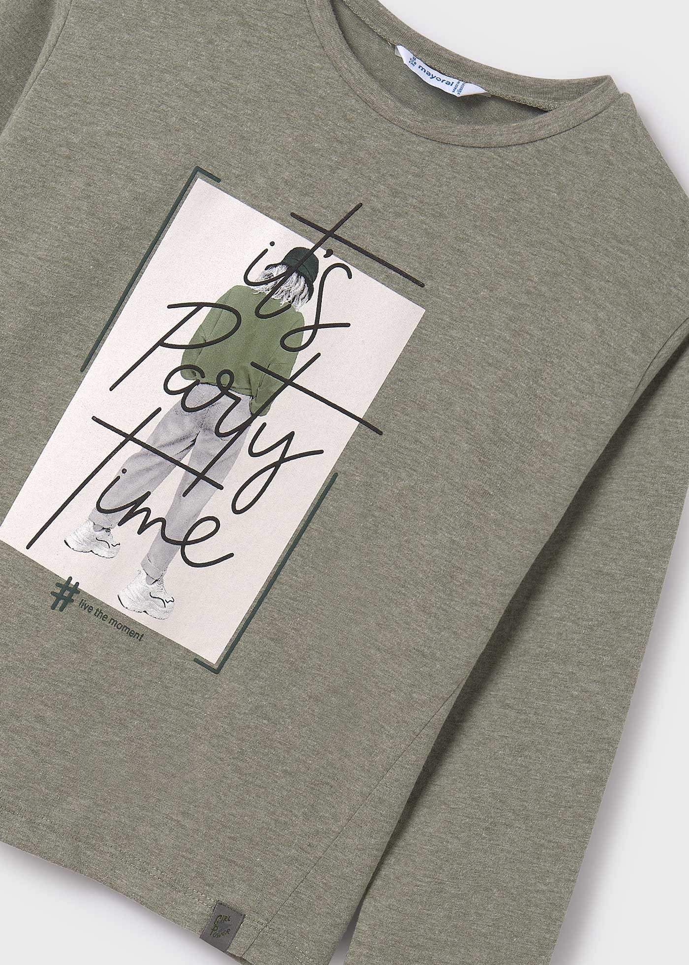 Camiseta Better Cotton Girl com estampa de fotografia