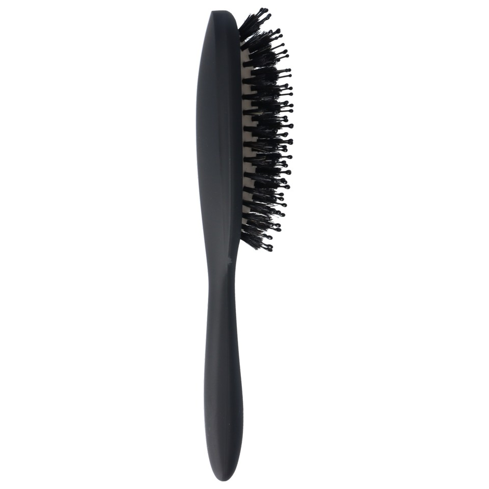 Parsa - Keratin Care & Shine Paddle Brush Black - Hårbørste
