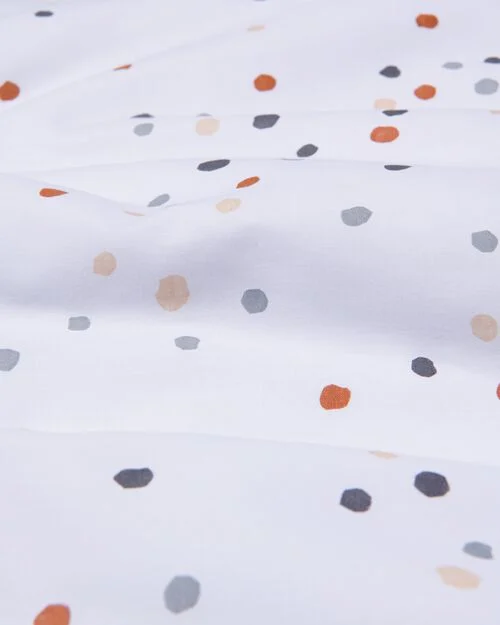 housse de couette coton doux enfant 140x200 pierres
