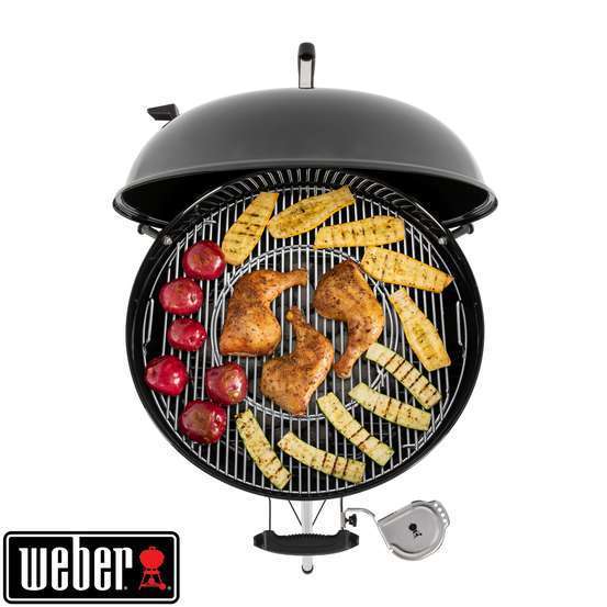 Barbecue charbon de bois MASTER-TOUCH GBS E-5750 acier noir - D.57 cm