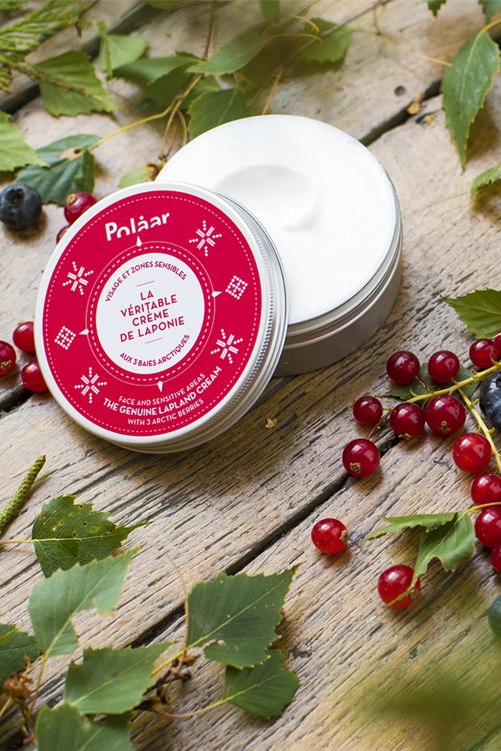 Polaar Crème visage & zones sensibles La Véritable Crème de Laponie aux 3 Baies Arctiques