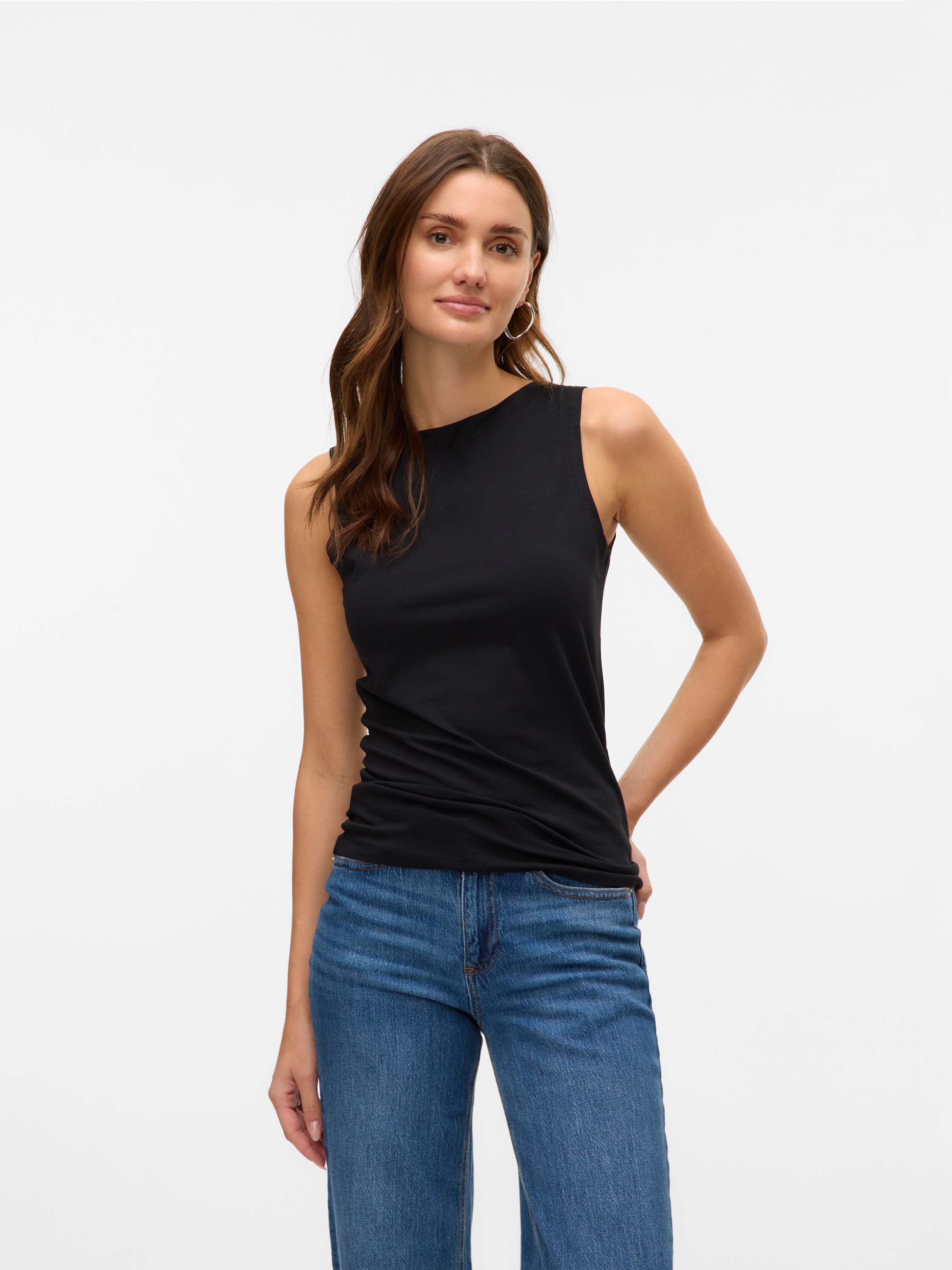 Vero Moda Shirttop »VMPANDA MODAL SL TOP JRS NOOS«