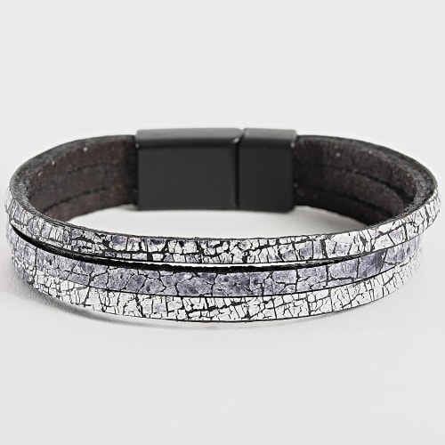 Bracelet Noir Gris