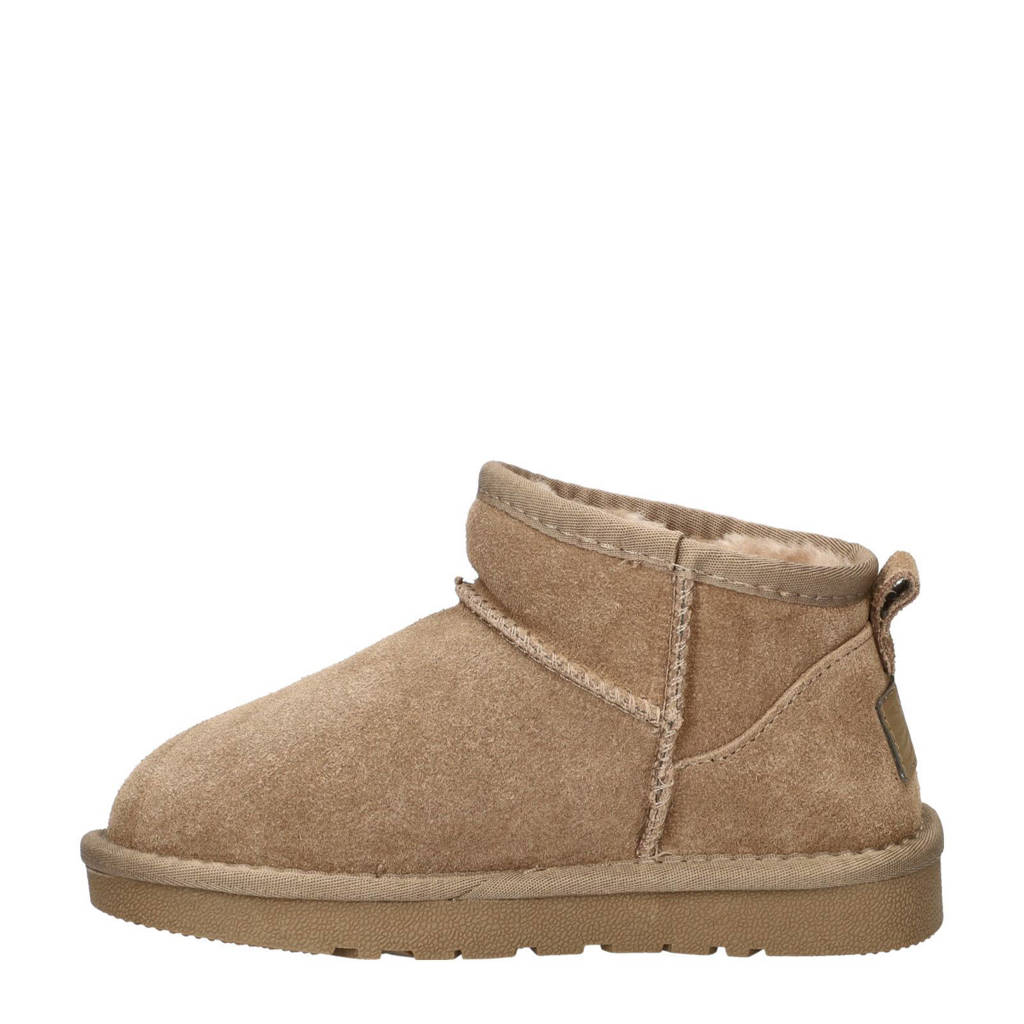 Nelson Kids suède enkelboots taupe