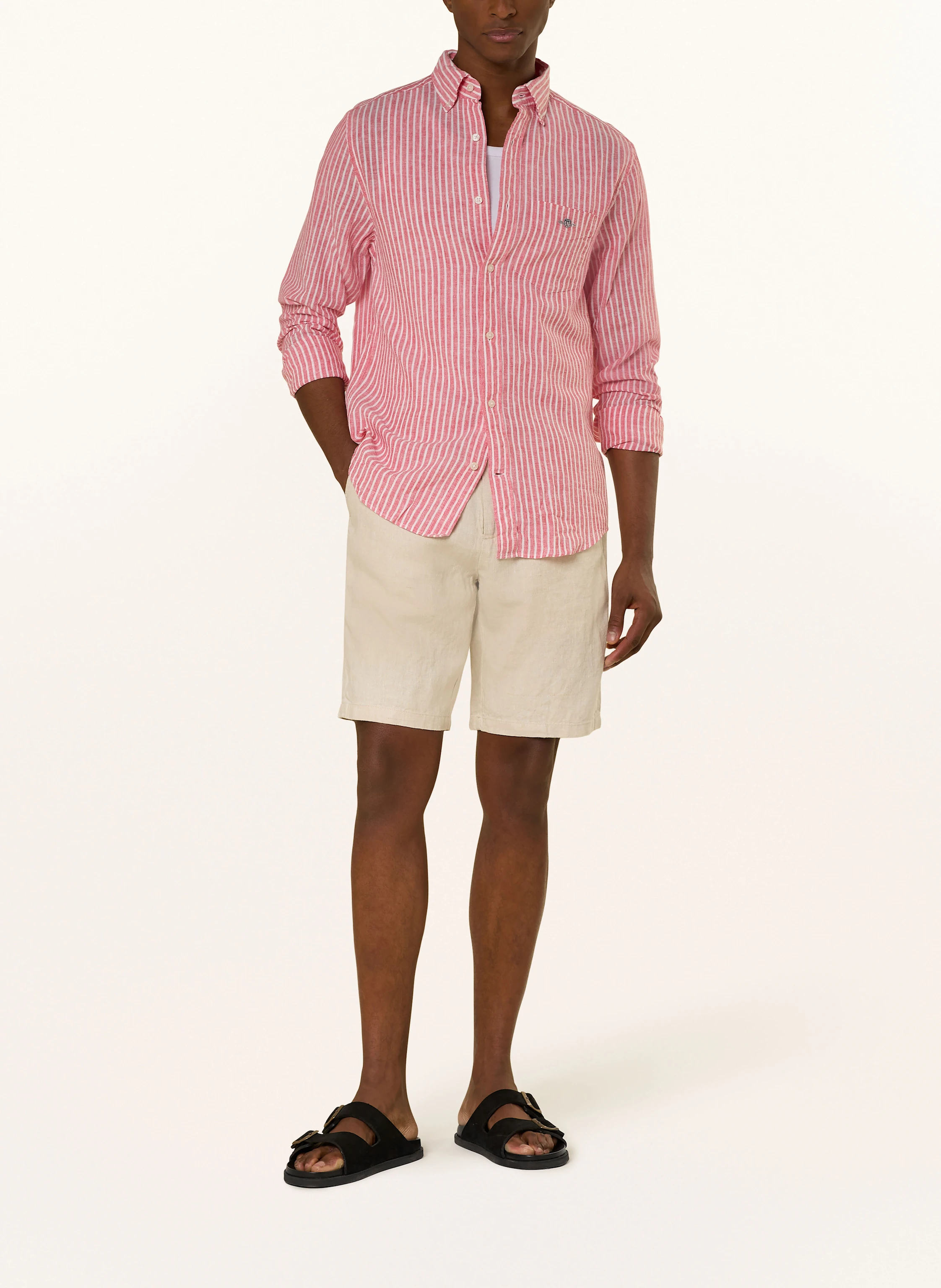 GANT Hemd Regular Fit mit Leinen