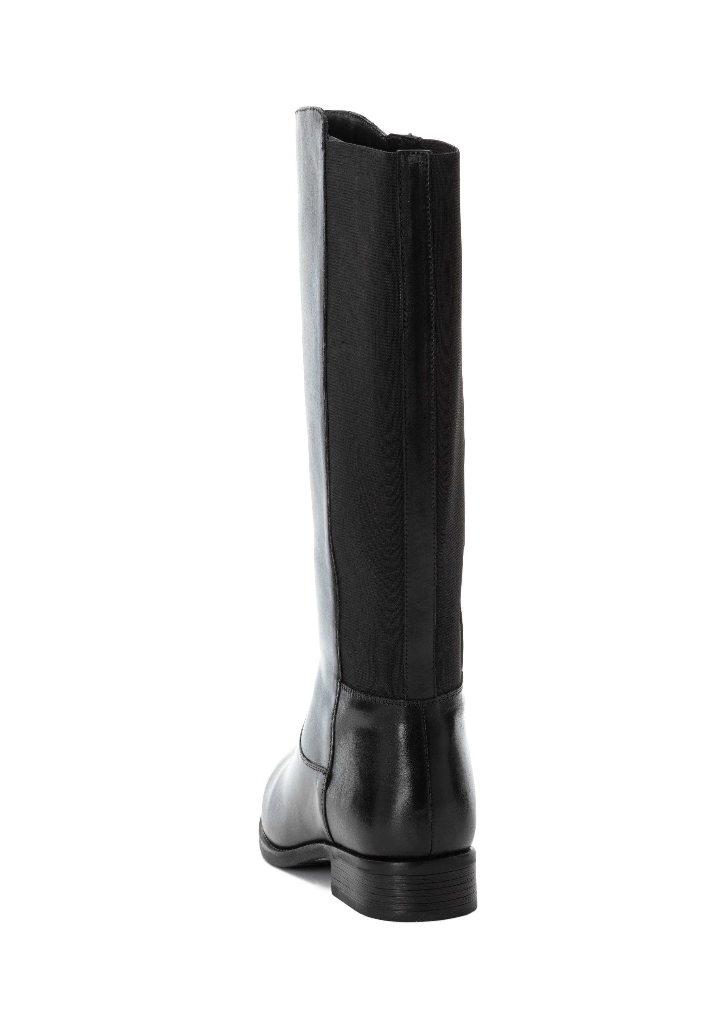 Weitschaftstiefel mit Stretch-Einsatz, in 3 Schaftweiten