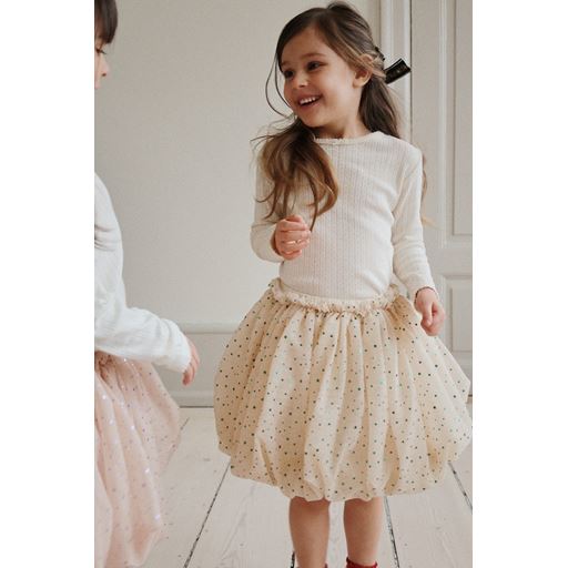 Konges Sløjd Minnie Bluse, Antique White, 92 cm