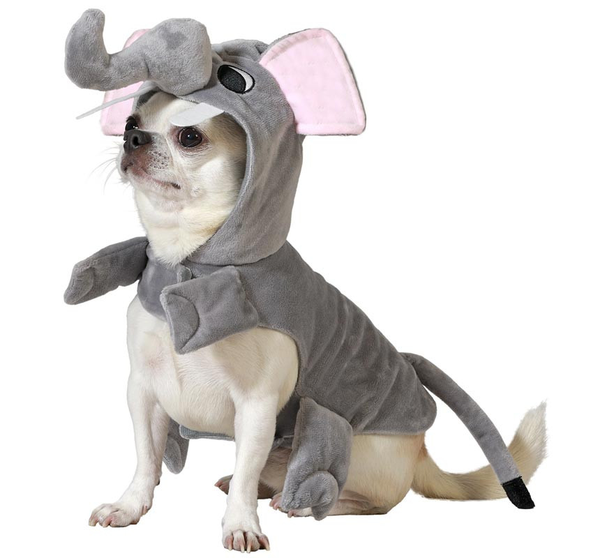 Fantasia de elefante Atosa para cães