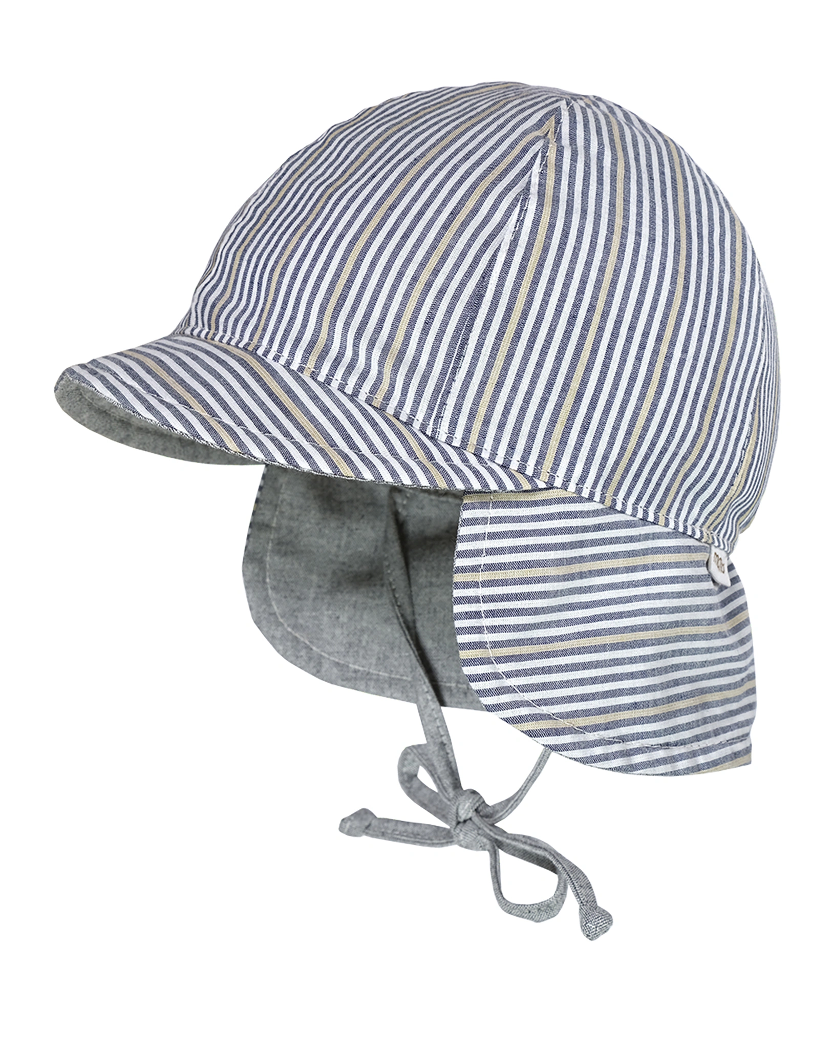Schildmütze STRIPES in grau/weiß